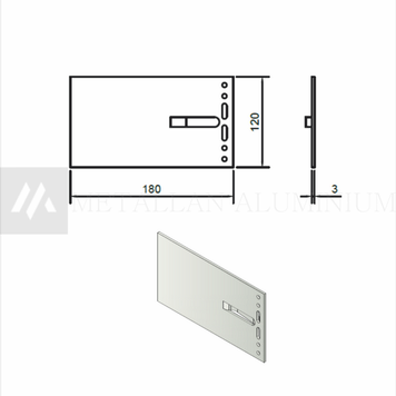 Подовжувач кронштейна 180L PD180L фото